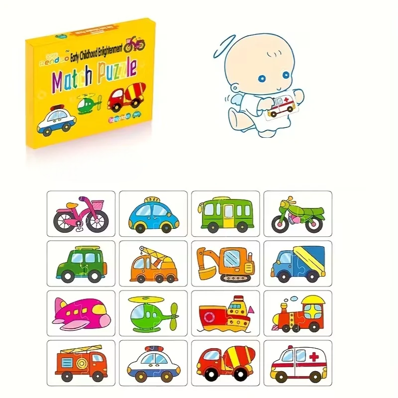 Schat & Elie™ Match & Leer Puzzel