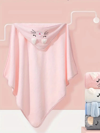 Schat & Elie™ Baby Badcape met Dierenkap