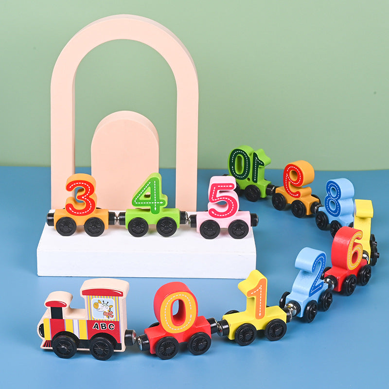 Schat & Elie™ Magnetische Montessori Leertrein