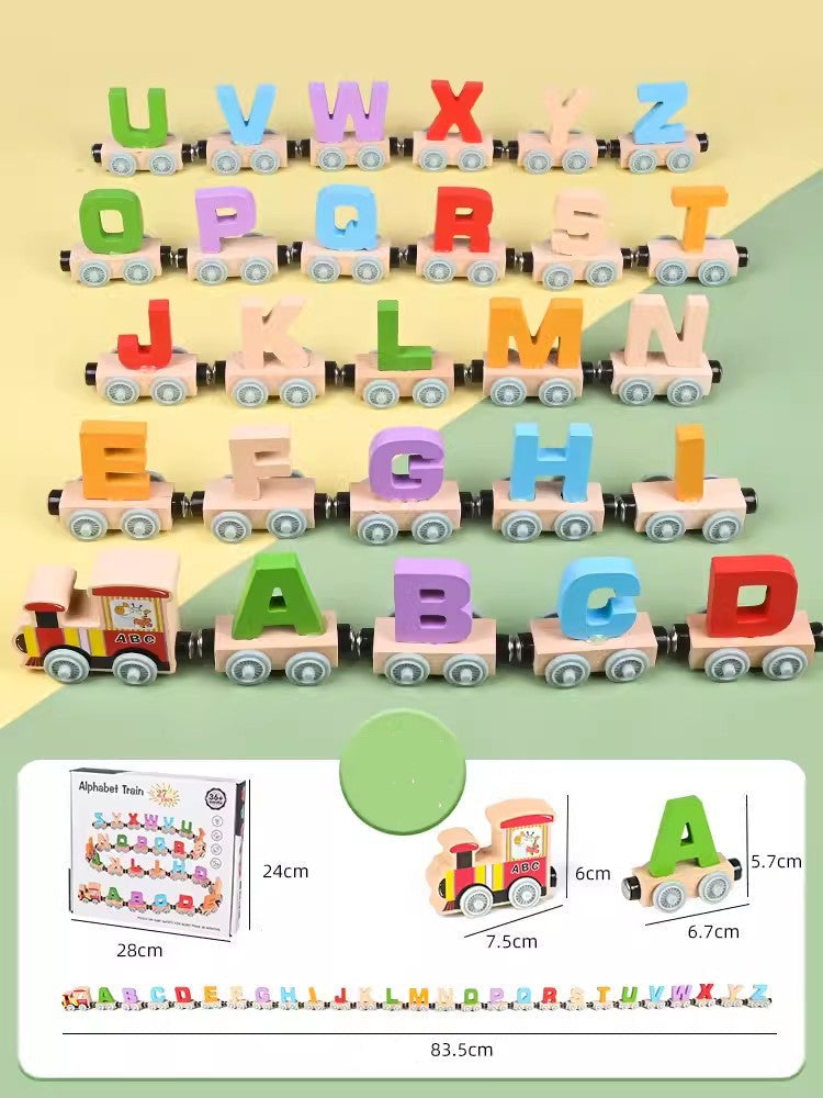 Schat & Elie™ Magnetische Montessori Leertrein