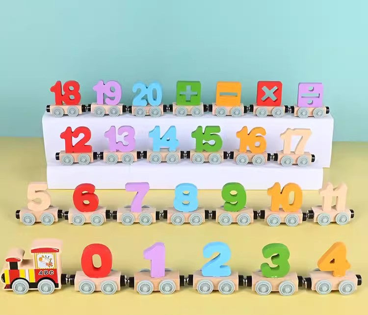 Schat & Elie™ Magnetische Montessori Leertrein