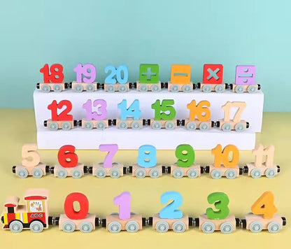 Schat & Elie™ Magnetische Montessori Leertrein