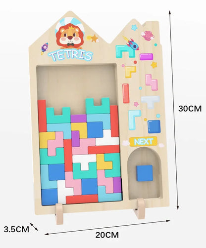 Schat & Elie™ LogicBlocks – Educatieve 3D Houten Puzzel