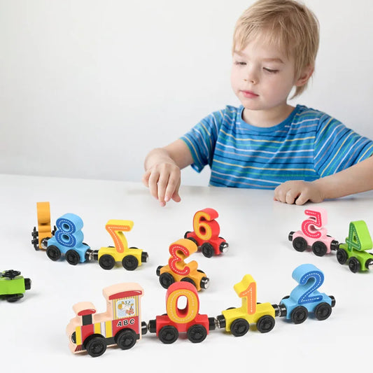 Schat & Elie™ Magnetische Montessori Leertrein