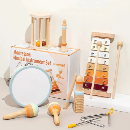 Schat & Elie™ Houten Muziekset